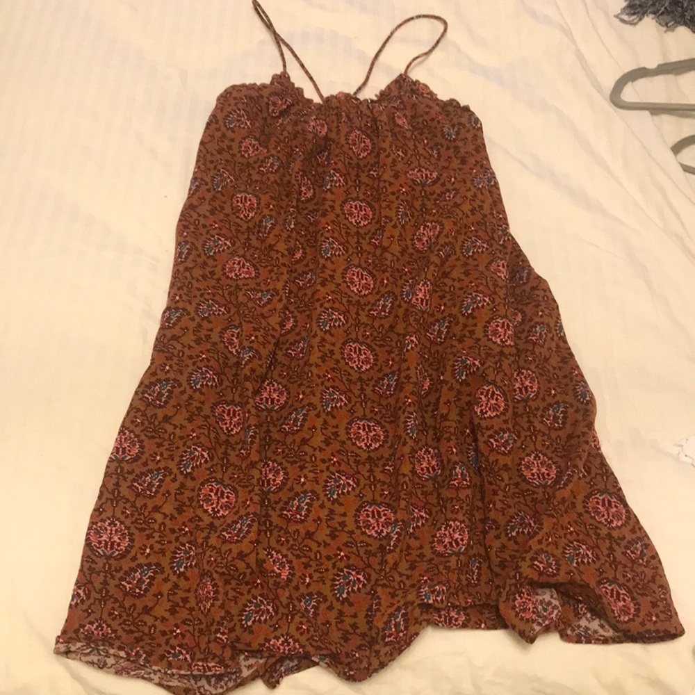 Madewell strappy paisley sundress